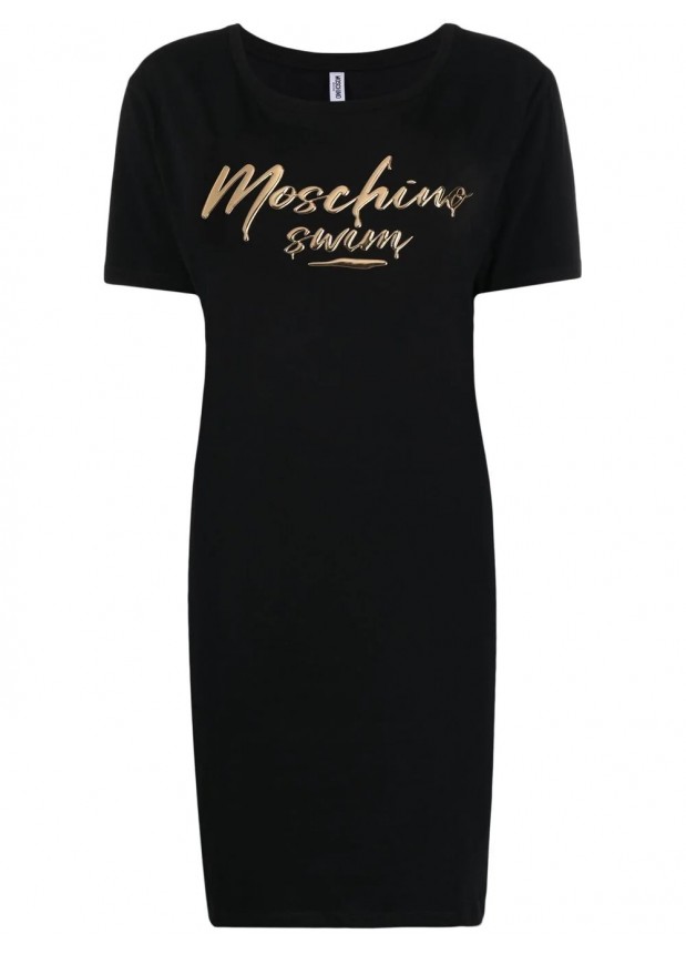 VESTIDO COM LOGO MOSCHINO